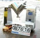 Unused-NEW: IMV twin shell blender, model ZKH-.05. .7 cubic feet (20 liter) working capacity. 304 stainless steel. Max batch load 12 kilograms (26 pounds). 12