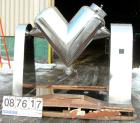 Unused-New- IMV Twin Shell Blender, Model ZKH-0.5, 7.4 Ccubic Feet Working Capacity, 304 Stainless Steel. Maximum batch load 130 kilograms (286 pounds). 24