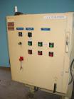 Used Lightnin Twin Shell Blender, 1 cubic foot capacity, stainless steel. Maximum gross weight 260 pounds, tare weight 200 pounds. Intensifier bar and blender each driven by a 1.5 hp, 3/208-230 volt ...