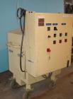 Used Lightnin Twin Shell Blender, 1 cubic foot capacity, stainless steel. Maximum gross weight 260 pounds, tare weight 200 pounds. Intensifier bar and blender each driven by a 1.5 hp, 3/208-230 volt ...