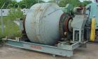 USED: Munson Rotary Blender, model 7TS-60, 60 cubic feet. On steel stand with drive. 7.5 hp Allis Chalmers motor, 028/220/440 volt. V-belt to Falk gear reducer to pinion gear. Final rpm approximately...