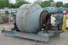 USED: Munson Rotary Blender, model 7TS-60, 60 cubic feet. On steel stand with drive. 7.5 hp Allis Chalmers motor, 028/220/440 volt. V-belt to Falk gear reducer to pinion gear. Final rpm approximately...