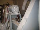 Used Munson Rotary Batch Mixer, Model 90T. 90 Cubic foot capacity, stainless steel construction. Approximate dimensions: 85