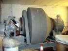 Used Munson Rotary Batch Mixer, Model 90T. 90 Cubic foot capacity, stainless steel construction. Approximate dimensions: 85