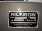 Used-Munson Model MX-15, 15 Cu Ft Stainless Steel Rotary Batch Mini Mixer