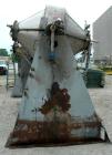 Used National Tank & Manufacturing Double Cone Jacketed Blender, 40 Cubic Feet Working Capacity (59.8 total), 304 Stainless Steel. Stainless steel jacket rated 10 psi. Internal 56