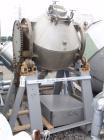 Used Double Cone Blender, 11 Cubic Feet, Stainless Steel. 40
