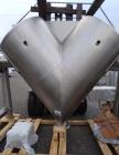 Used Stainless Steel One (1) used 75 cubic foot Patterson Kelley twin shell blender