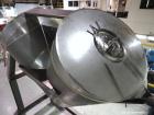 Used Stainless Steel Twin Shell Dry Blender, Approx 150 Cubic Feet Capacity