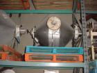 USED: Patterson 8.7 cu ft double cone mixer, stainless steel. Painted carbon steel frames, 1 hp motor with magnetic brake. Overall height 8'2