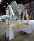 Used Patterson Kelley Cross-Flow V Blender, 10 Cubic Feet, 304 Stainless Steel.