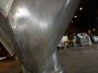 Used Patterson Kelley Cross-Flow V Blender, 10 Cubic Feet, 304 Stainless Steel.