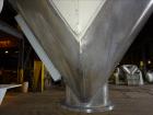 Used- Patterson Kelley Cross-Flow V Blender, 10 Cubic Feet, 304 Stainless Steel.