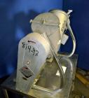 Used Patterson-Kelley Twin Shell Liquid-Solids Blender, 0.26 Cubic Feet Capacity (8 Quart), 304 Stainless Steel. (2) 7-1/2