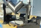Used Patterson Kelley Twin Shell Dry Blender, 4 Quart Capacity (.16 Cubic Feet), 304 Stainless Steel. (2) 5 1/2