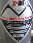 Used Stainless Steel Patterson-Kelley Twin Shell Dry Blender, 20 Cubic Feet