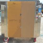 Used Patterson-Kelley Twin Shell Liquid-Solids Blender, 2 cubic feet capacity, 316 stainless steel. 62 Pounds per cubic foot maximum material density. 14’’ Diameter cones. Stainless steel pin intensi...