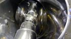 Used Patterson-Kelley Twin Shell Dry Blender, 2 Cubic Feet Capacity, 316 Stainless Steel. 325 Pounds a cubic foot maximum material density. (2) Approximate 13” diameter charge ports with quick releas...