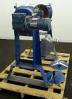 Used Patterson-Kelley Twin Shell Dry Blender, 2 Cubic Feet Capacity, 304 Stainless Steel. Maximum material density 90 pounds per cubic foot. (2) 15