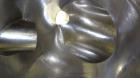 Used Patterson-Kelley Twin Shell Dry Blender, 5 Cubic Feet Capacity, 316 Stainless Steel. 95 Pounds a cubic foot maximum material density. (2) Approximate 19-1/2” diameter charge ports with quick rel...