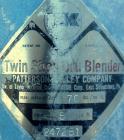 Used Patterson-Kelley Twin Shell Dry Blender, 5 cubic feet capacity, 304 stainl