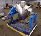 Used- Patterson Kelly Twin Shell Cross Flow Blender, 5 Cubic Feet Capacity