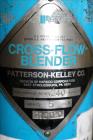 Used Patterson Kelly Twin Shell Cross Flow Blender, 5 Cubic Feet Capacity