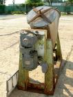 Used Patterson Kelley Twin Shell Dry Blender, 5 Cubic Feet, 304 Stainless Steel. Maximum material density 65 pounds per cubic foot. (2) 18