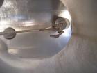 Used Patterson-Kelley Twin Shell Liquid Solids Blender, 75 Cubic Foot Capacity, 304 Stainless Steel. Maximum material density 15 pounds per cubic foot. (2) 18