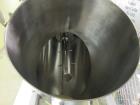 Used Patterson Kelley 16 Quart Blend Master Twin Shell Blender. Has a pin bar.  Bulk density rating 200 lbs/cu ft. Serial# C419381.
