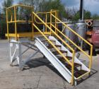Used Patterson-Kelley 20 cu. ft. Stainless Steel Twin Shell “V” Blender | 3 HP Drive | Platform & Safety Fencing | Good Condition