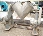 Used-5 Cubic Foot Patterson Kelley V-Cone Blender, complete with intensifier bar. Max density is 65 lbs per cubic foot and w...
