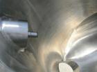 Used Patterson Kelley twin shell dry blender, 2 cubic foot capacity, 316 stainless steel. Max material density 85 pounds per cubic foot. 14
