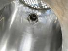 Used Patterson Kelley twin shell dry blender, 2 cubic foot capacity, 316 stainless steel. Max material density 85 pounds per cubic foot. 14