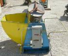 Used Patterson Kelley twin shell blender, 3 cubic foot capacity, 304 stainless steel. 340 pounds per cubic foot max material density. (2) 16