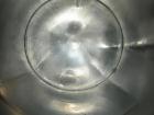 Used Patterson Kelley twin shell blender, 3 cubic foot capacity, 304 stainless steel. 340 pounds per cubic foot max material density. (2) 16