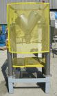 Used Patterson Kelly twin shell cross flow blender, 1 cubic foot capacity, 316 stainless steel. Maximum material density 500 pounds per cubic foot. (2) 10