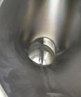 Used Patterson Kelly twin shell cross flow blender, 1 cubic foot capacity, 316 stainless steel. Maximum material density 500 pounds per cubic foot. (2) 10