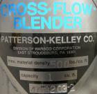 Used Patterson Kelly twin shell cross flow blender, 1 cubic foot capacity, 316 stainless steel. Maximum material density 500 pounds per cubic foot. (2) 10