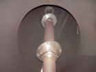 Used Patterson Kelley Twin Shell Dry Blender, 30 Cubic Feet Capacity, Carbon Steel Clad With Aluminum. Maximum material density 55 pounds per cubic foot. 36'' diameter cones, (2) 17