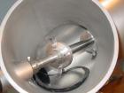 Used Patterson Kelly Twin Shell Liquid Solid Blender, 16 quart, stainless steel. 125 pounds per cubic foot max material density. Liquid solids bar driven by a 3/4 hp, 1/60/115/230 volt, 3450 rpm moto...