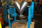 Unused-Patterson Kelley 3 Cubic Foot Crossflow Twin Shell V-Blender. This late model unit features the latest stand and shell design, 3 cubic foot working capacity, stainless steel shell, 290 lbs per...