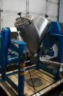Unused-Patterson Kelley 3 Cubic Foot Crossflow Twin Shell V-Blender. This late model unit features the latest stand and shell design, 3 cubic foot working capacity, stainless steel shell, 290 lbs per...