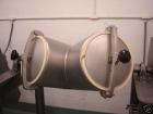 Unused-Patterson Kelley 3 Cubic Foot Crossflow Twin Shell V-Blender. This late model unit features the latest stand and shell design, 3 cubic foot working capacity, stainless steel shell, 290 lbs per...