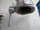 Unused-Patterson Kelley 3 Cubic Foot Crossflow Twin Shell V-Blender. This late model unit features the latest stand and shell design, 3 cubic foot working capacity, stainless steel shell, 290 lbs per...