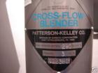 Unused-Patterson Kelley 3 Cubic Foot Crossflow Twin Shell V-Blender. This late model unit features the latest stand and shell design, 3 cubic foot working capacity, stainless steel shell, 290 lbs per...