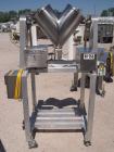 Used Patterson Kelley Twin Shell Blender, 16 quart capacity (.52 cubic feet), 304 stainless steel.  (2) 9