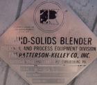 Used Patterson Kelley Twin Shell Blender, 16 quart capacity (.52 cubic feet), 304 stainless steel.  (2) 9