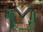 Used Patterson-Kelley Twin Shell Dry Blender, 2 Cubic Feet Capacity, Stainless Steel. Maximum material density 195 pounds per cubic foot. 14