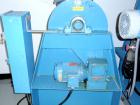 Used Patterson Kelly Twin Shell Blender, 1 cubic foot capacity, stainless steel. Maximum material density 500 pounds per cubic foot. (2) 10